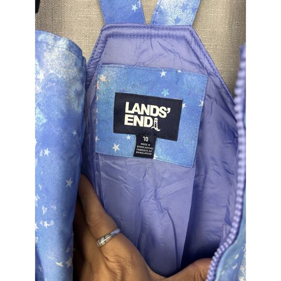 Girls Snow Suit Size 10 Purple Winter Snow Bib - Picture 3 of 5